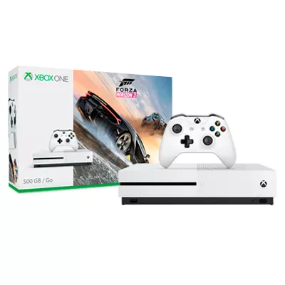 Consola de Videojuegos Microsoft Xbox One S 500GB + Forza Horizon 3 Blanco  - Digitalife eShop