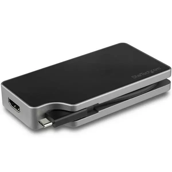 Adaptador de Video StarTech.com USB-C Macho VGA/HDMI/DVI-D/Displayport Hembra Negro/Plata