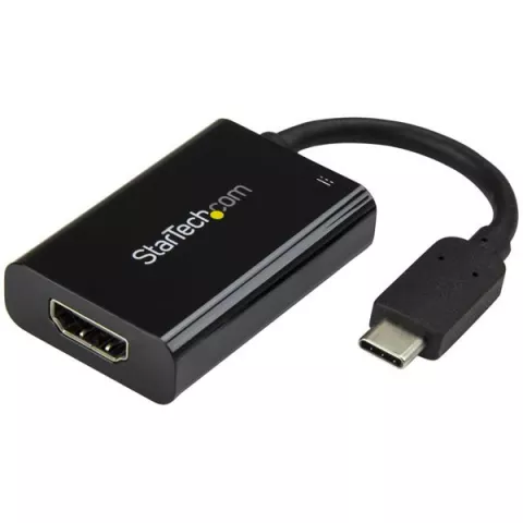 Adaptador de Video StarTech.com Multifunción USB-C Macho HDMI 4K Hembra  Negro - Digitalife eShop